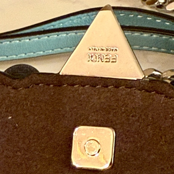 Authentic Fendi Hypnoteyes Micro Baguette in blue - Picture 3 of 9